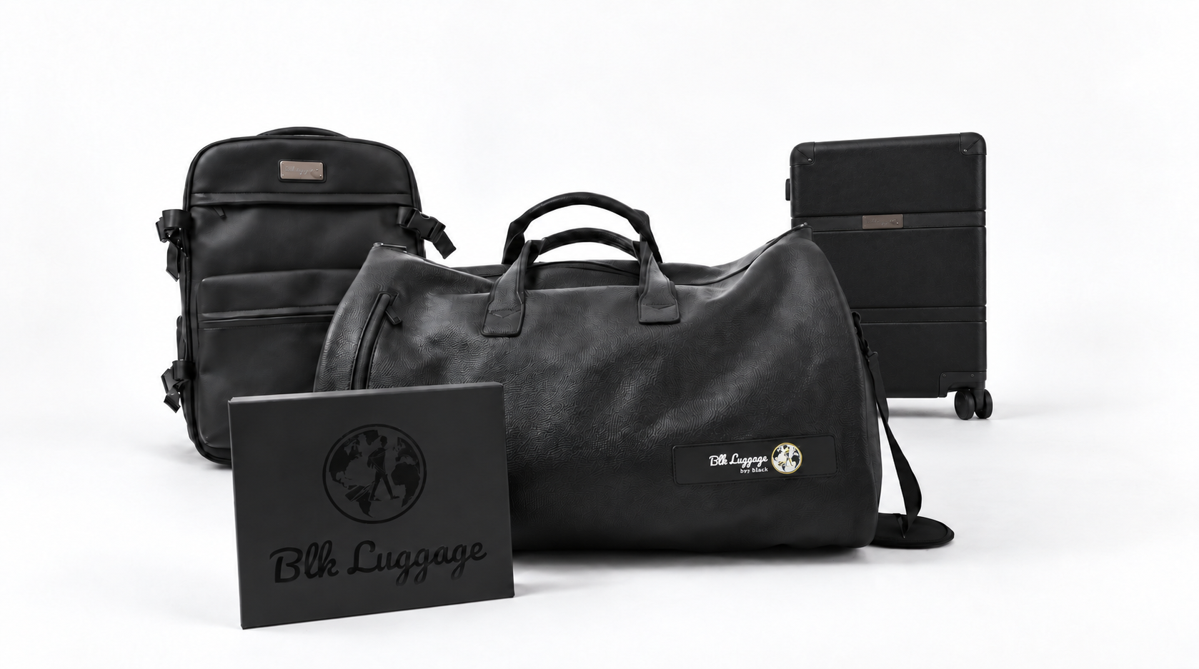 First Class All Access bundle in black, with a compact Retreat behind the Overnight and Weekend.