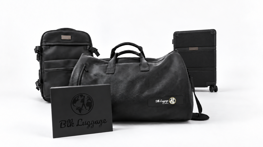 First Class All Access bundle in black, with a compact Retreat behind the Overnight and Weekend.