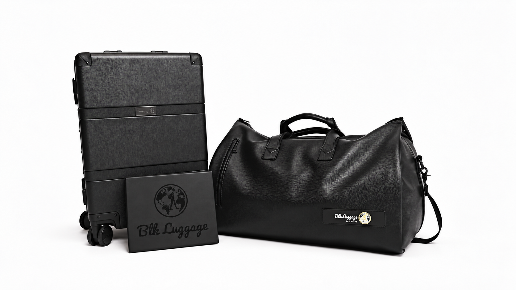First Class Weekend bundle with black Retreat, Weekend, Departure and Bag.